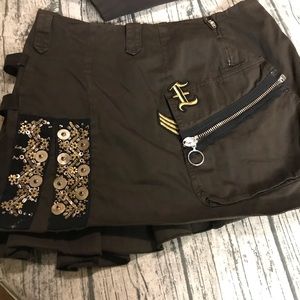 Dundop mini skirt beaded